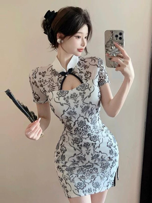 Calabasas qipao dress Q207 images